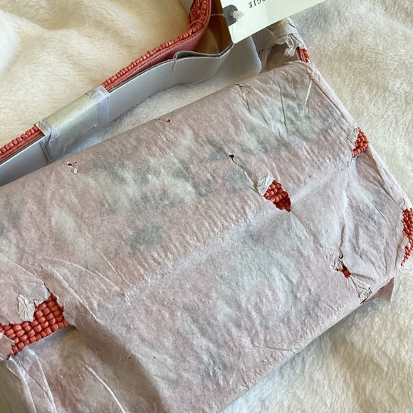 🐾Anthropologie Fiona Beaded Bag Animal Edition Dog Purse NEW - Picture 5 of 10